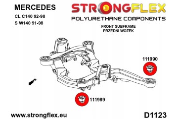 Front Trolley Bushing Kit Mercedes CL C140 92 98 S W140 91 98 Class Product weight 4 81 kg