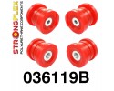 Bushes Bushing for the trolley Beams REAR BMW E46 Polyurethane Quality of parts according to GVO P replacement with original qua