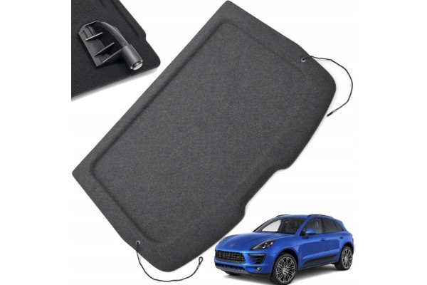 Trunk shelf CURTAIN PORSCHE MACAN 14 18R NEW black HQ