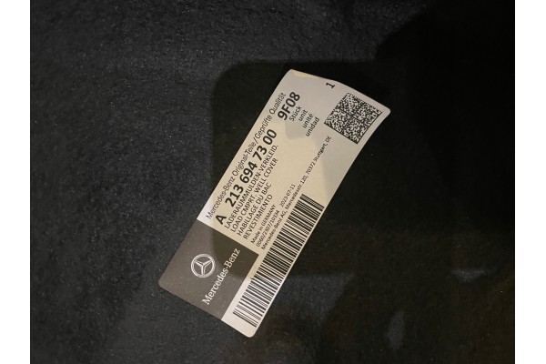 Trunk liner MERCEDES BENZ E CLASS W213 AMG E 63 S A2136947300 Catalog number of the part A2136947300