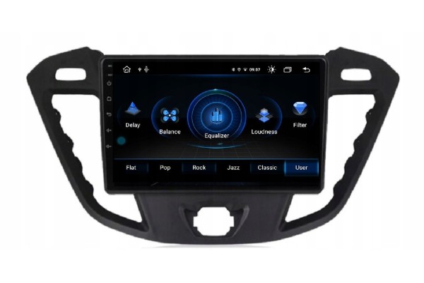 Radio Navegación Ford Transit Custom Android 8/64