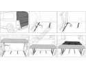 Camping deska do zavazadloveho prostoru VW T5 T6 2003 25 EAN GTIN 8698797195218