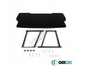 Cama de camping Omtec negra para maletero VW T5 Multivan 2003-2015
