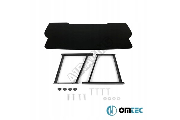 Cama de camping Omtec negra para maletero VW T5 Multivan 2003-2015