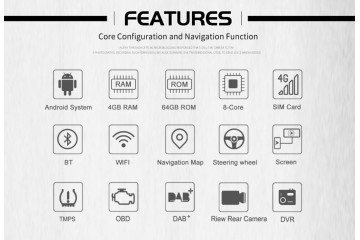 Radio Navegación BMW Serie 3 E90 E91 E92 E93 Android 8/64