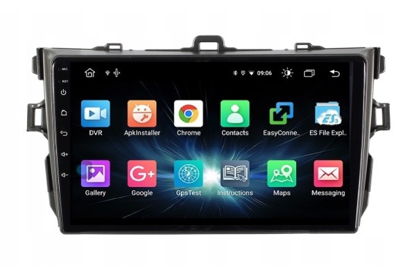 Radio Navegación Toyota Corolla 2006-2012 Android 9