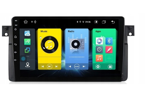 Radio Navegación BMW 3 M3 E46 Android 8/64GB con Cámara