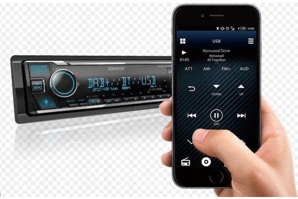 KENWOOD KMM BT506DAB BT 1 DIN RADIO MP3 USB DAB