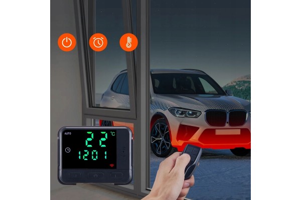 Calefactor estacionario Vevor 8kW 12V con Bluetooth y control remoto
