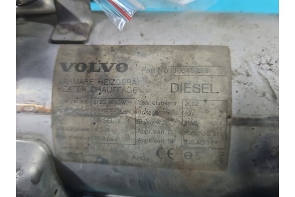 WEBASTO VOLVO V70 II 30645239 HEATING STOPS Product weight with unit packaging 4 kg
