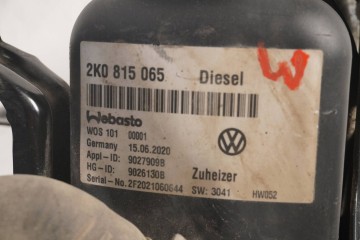 Calefactor estacionario WEBASTO para VW Caddy 2K0815065 9026130B