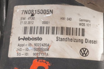 PARKING HEATER WEBASTO VW SHARAN 7N0815005N Catalog number of the original 9022150A