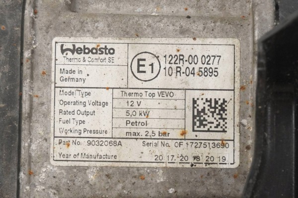 Calefactor de estacionamiento Webasto VW Caddy 5K0815005G