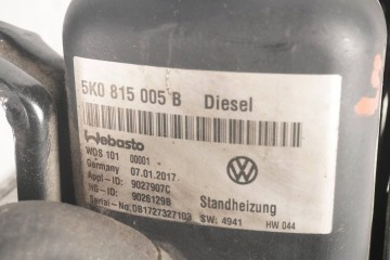PARKING HEATER WEBASTO VW CADDY TOURAN 5K0815005B Customs tariff code 87089997