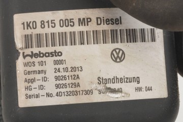 PARKING HEATER WEBASTO VW CADDY TOURAN 1K0815005MP 9026129A Version European