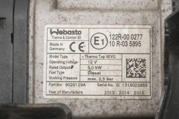 Calefactor estacionario Webasto VW Caddy Touran 1K0815005MP 9026129A