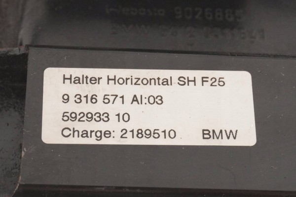PARKING HEATER WEBASTO BMW X3 F25 9330609 9026942E Catalog number of substitutes 9026942E