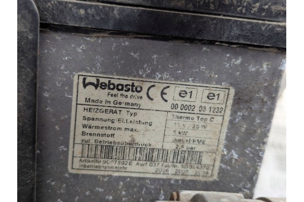 Multivan Caravelle T5 03 15 7H0815071E Webasto parking heater Car type passenger cars