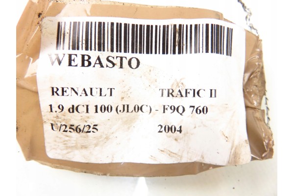 WEBASTO AIR TOP 2000 S D DIESEL 010014021085 Part manufacturer Webasto