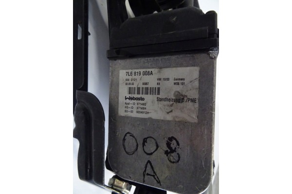 Webasto Parking Heater 7L6819008A Touareg 7L Catalog number of the part 7L6819008A