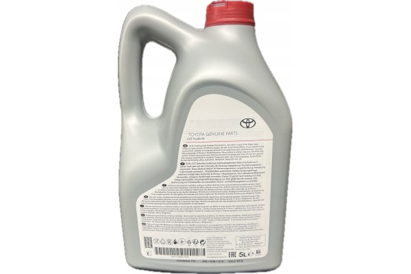 Transmission oil TOYOTA CVT FE 5L for automatic transmission 5 L Part manufacturer Toyota OE