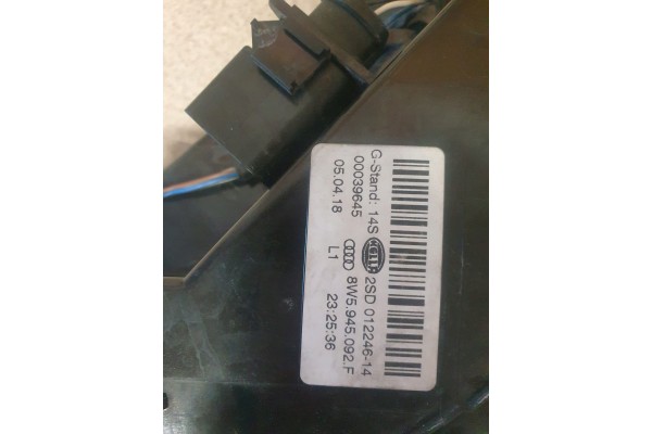AUDI A4 B9 Rear lamp right 8W5945092F Catalog number of the part OEM 8W5945092F