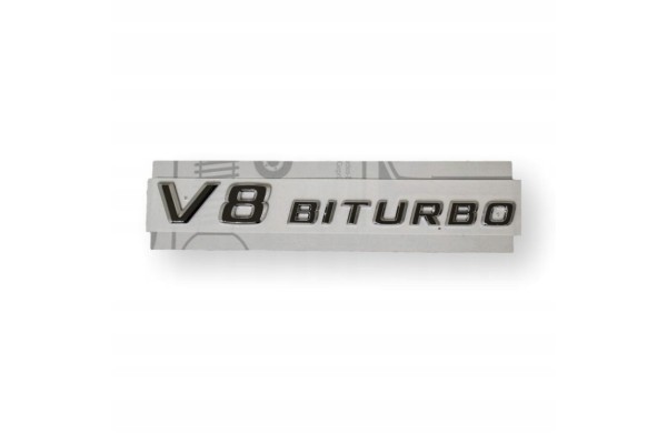MERCEDES CL CLS GLE W212 W221 Emblem blotnik front V8 BITURBO OE