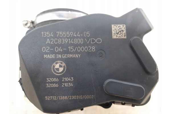 Throttle body BMW M5 F10 M6 F06 F12 F13 Catalog number of the part BMW OEM 13547555944