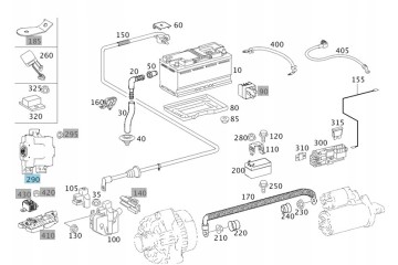 FUSE SOCKET MERCEDES C GLE ML CLK EQC Part manufacturer Mercedes Benz OE