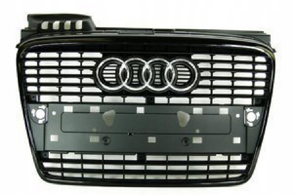 AUDI A4 B7 Radiator grille Black gloss chrome 8E0853651JT94ORIGINAL Part manufacturer no brand