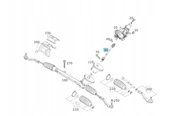 ORIGINAL JOINT CROSS OF STEERING COLUMN MERCEDES BENZ CITAN W415