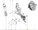 OE RENAULT OIL FILTER BASE REFRIGERANT 1 6 DCI RENAULT MERCEDES ORYG Catalog number of the part 152085078R