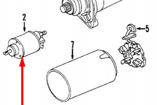 SKODA OE 085911287 STARTER SOLENOID VALVE AUTOMATIC STARTER Catalog number of the part 085911287