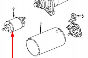 SKODA OE 085911287 STARTER SOLENOID VALVE AUTOMATIC STARTER Catalog number of the part 085911287