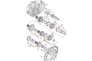 Breast of synchronizer 02M311269H Catalog number of the original 02M311269H