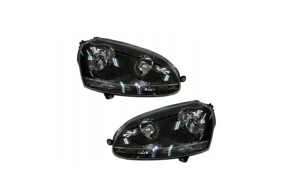 HEADLIGHTS SET HEADLIGHTS VW GOLF V JETTA 03 10 GTI GTD NEW