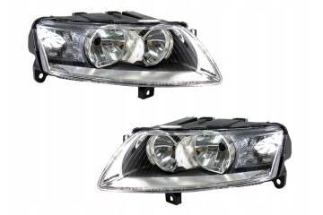 Headlight set AUDI A6 C6 2004 2008 LEFT RIGHT TYC