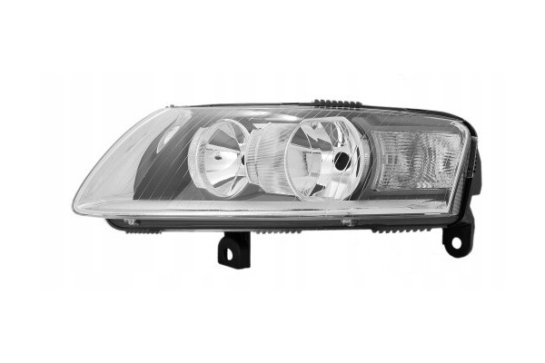 Headlight set AUDI A6 C6 2004 2008 LEFT RIGHT TYC Catalog number of the part 133809 E 133810 E
