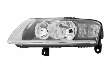 Headlight set AUDI A6 C6 2004 2008 LEFT RIGHT TYC Catalog number of the part 133809 E 133810 E