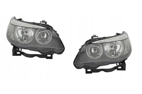 BMW 5 Series E60 E61 03 07 MOTOR NEW HEADLIGHT SET TYC