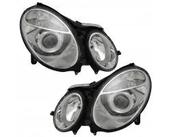 Faros delanteros Eagle Eyes halógeno izquierdo y derecho W211