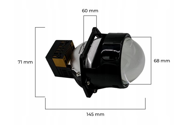 Lenses Projectors Bi LED 3 Helios Regeneration Headlights 2 pieces Packaging status original