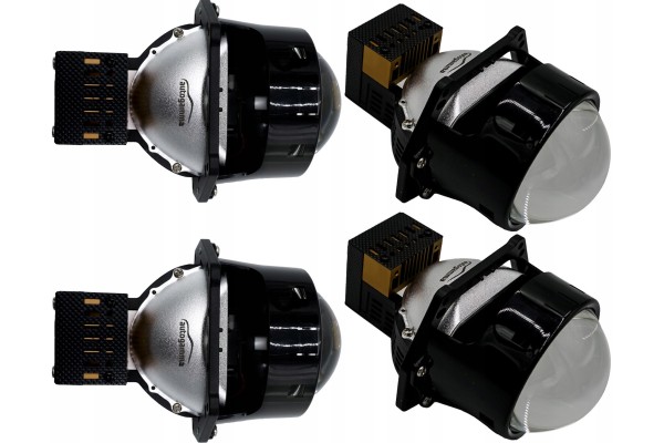Lenses Projectors Bi LED 3 Helios Regeneration Headlights 2 pieces Car type passenger cars