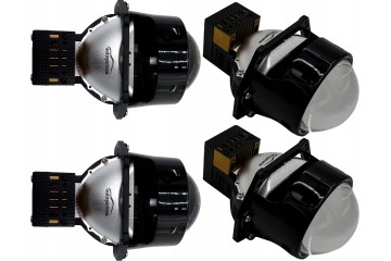 Lenses Projectors Bi LED 3 Helios Regeneration Headlights 2 pieces Car type passenger cars