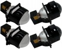 Lenses Projectors Bi LED 3 Helios Regeneration Headlights 2 pieces Type of low beam headlights LED