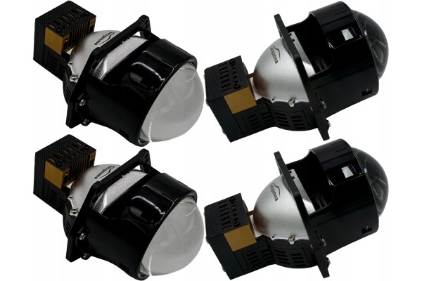 Lenses Projectors Bi LED 3 Helios Regeneration Headlights 2 pieces Type of low beam headlights LED