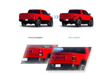 Rear lamp Dodge Ram 1500 09 18 headlights VLAND led EU approval Part manufacturer VLAND