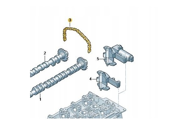 New Original 1 8T VAG Timing Tensioner Chain Part manufacturer Audi OE
