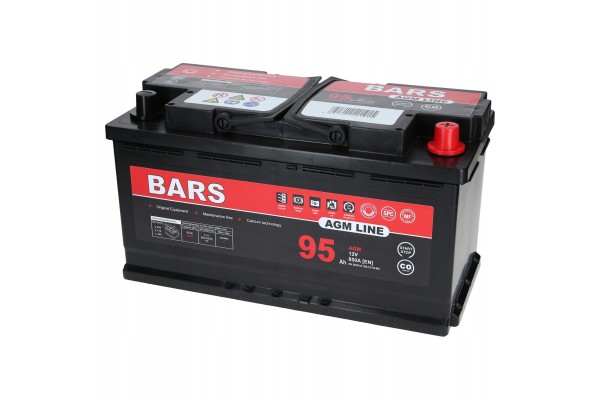 Battery Bars AGM LINE 12V 95Ah 850A L5 P Start Stop Part manufacturer Bars