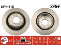 BRAKE DISCS REAR TRW DF4461S BMW 3 E90 E91 E92 X1